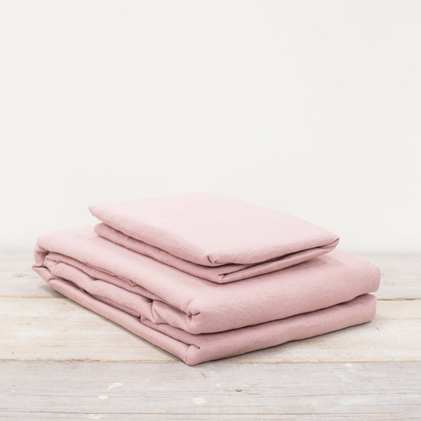 LISBON BLUSH 100% LINEN BED LINEN