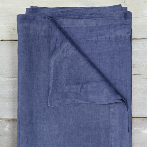 LINEN TABLECLOTH AEGEAN BLUE