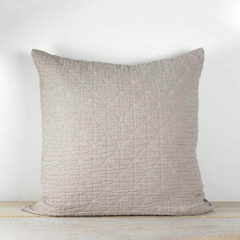 LILLA MATTELASSE TAUPE PILLOW 65 X 65CM