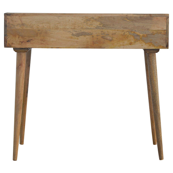 NORDIC STYLE GALLERY BACK WOODEN DESK