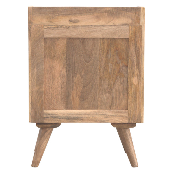 NORDIC 3 DRAWER OAK BEDSIDE