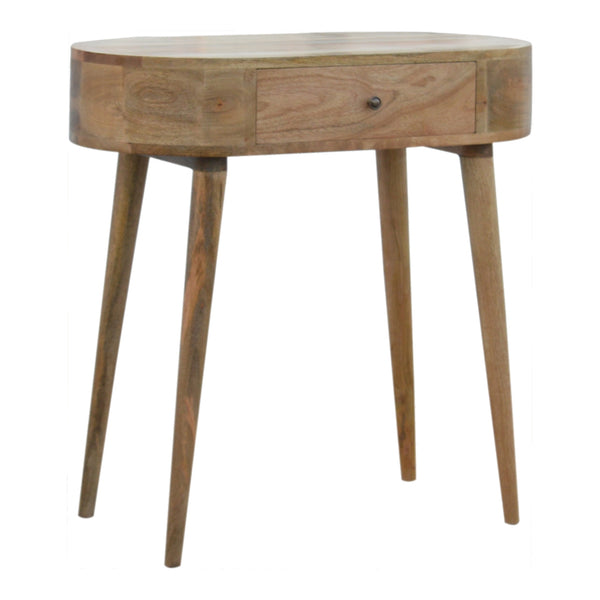 SOLID WOOD LIGHT OAK FINISH CONSOLE