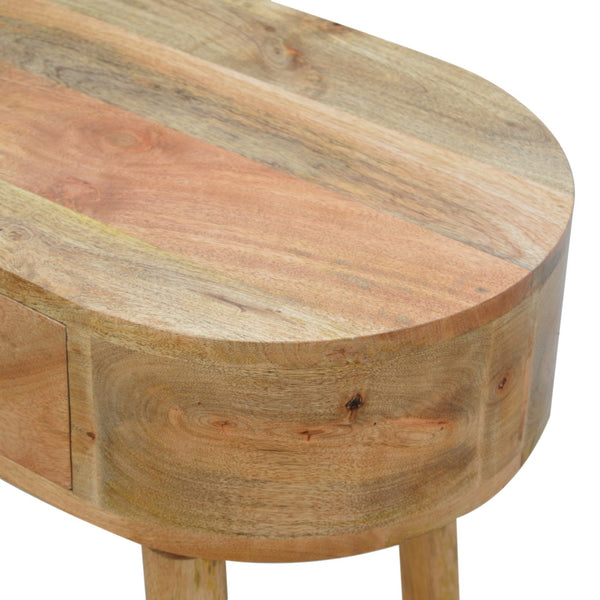 SOLID WOOD LIGHT OAK FINISH CONSOLE