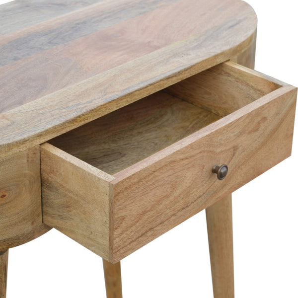 SOLID WOOD LIGHT OAK FINISH CONSOLE