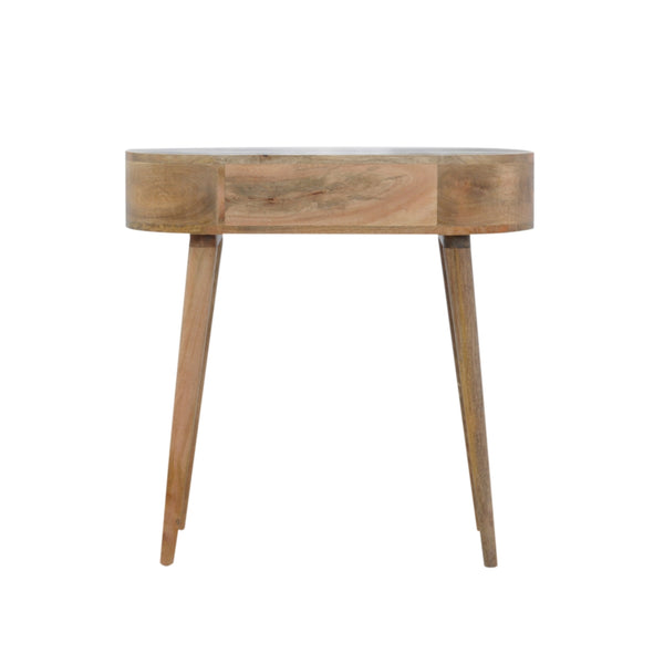 SOLID WOOD LIGHT OAK FINISH CONSOLE