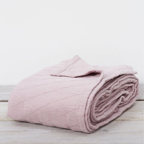 STOCKHOLM BLUSH BEDSPREAD